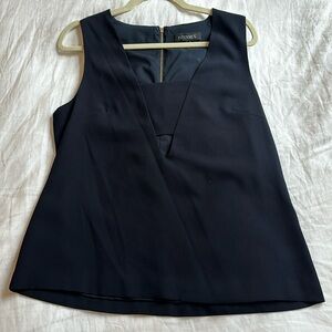 Intermix black sleeveless bandeau top